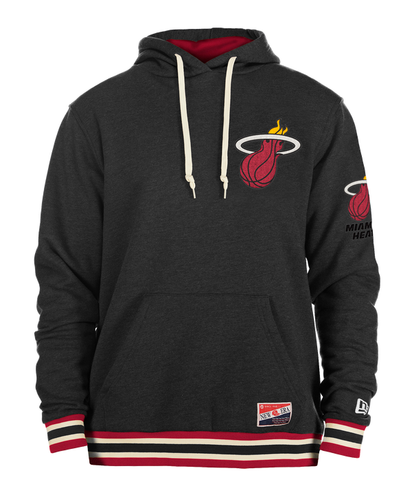 New Era Miami HEAT Fleece Pullover Hoodie Men's Hoodie New Era   