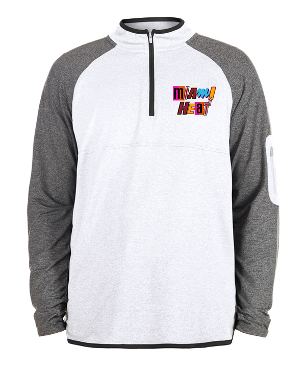 New Era Miami Mashup Vol.2 1/4 Zip Pullover Men's Long Sleeve Tee New Era   