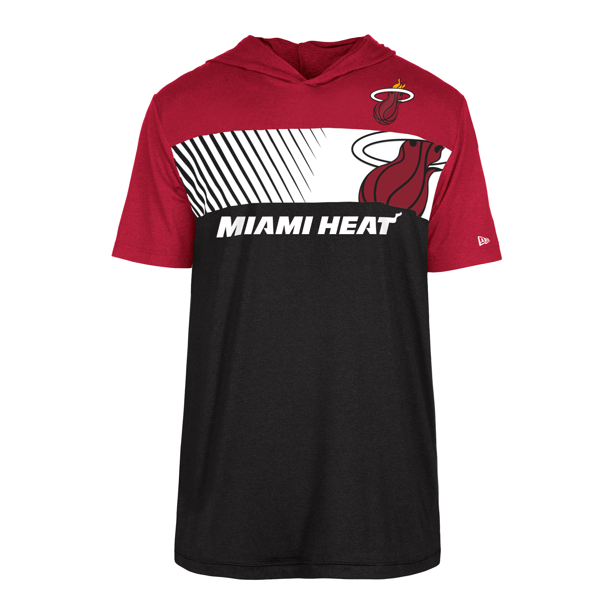 New Era Miami HEAT Red Hoodie Tee Men's Tee New Era