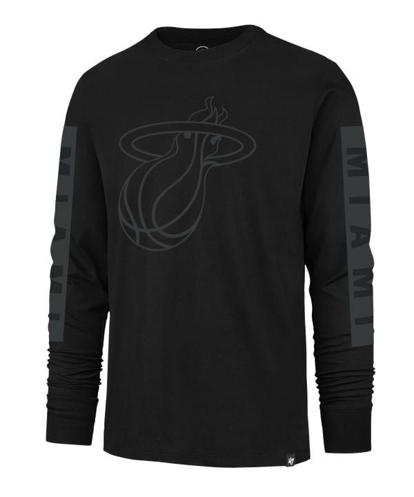 '47 Brand Miami HEAT Phantom Long Sleeve Tee Men's Long Sleeve Tee '47 Brand   