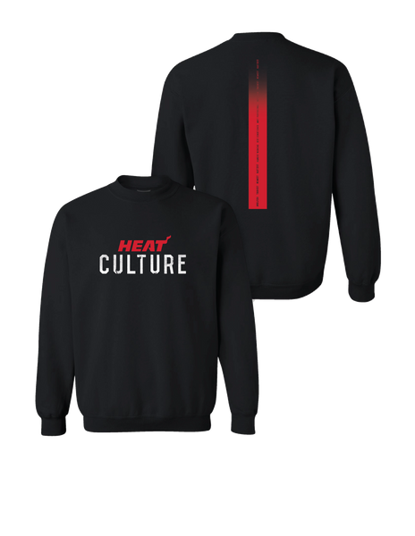 HEAT Culture Wordmark Crewneck – Miami HEAT Store