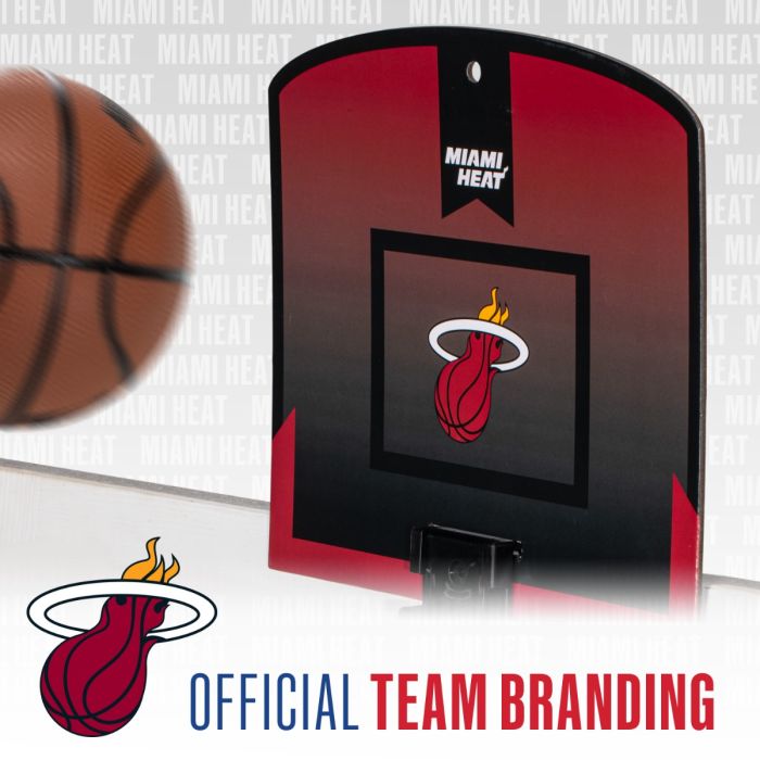 Miami HEAT Over The Door Mini Basketball Hoop Novelties Franklin   