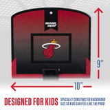 Miami HEAT Over The Door Mini Basketball Hoop - 2