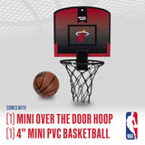 Miami HEAT Over The Door Mini Basketball Hoop - 3