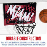 Miami HEAT Over The Door Basketball Hoop - 5