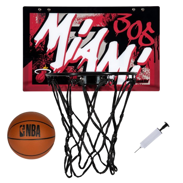 Miami HEAT Over The Door Basketball Hoop Novelties Franklin   