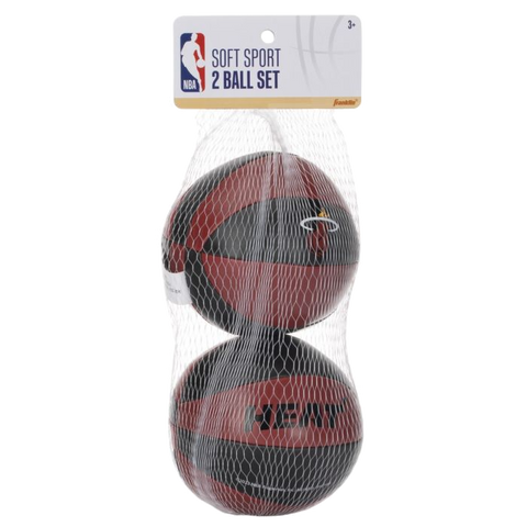 Miami HEAT Soft Sport Mini-Basketball 2 Pack