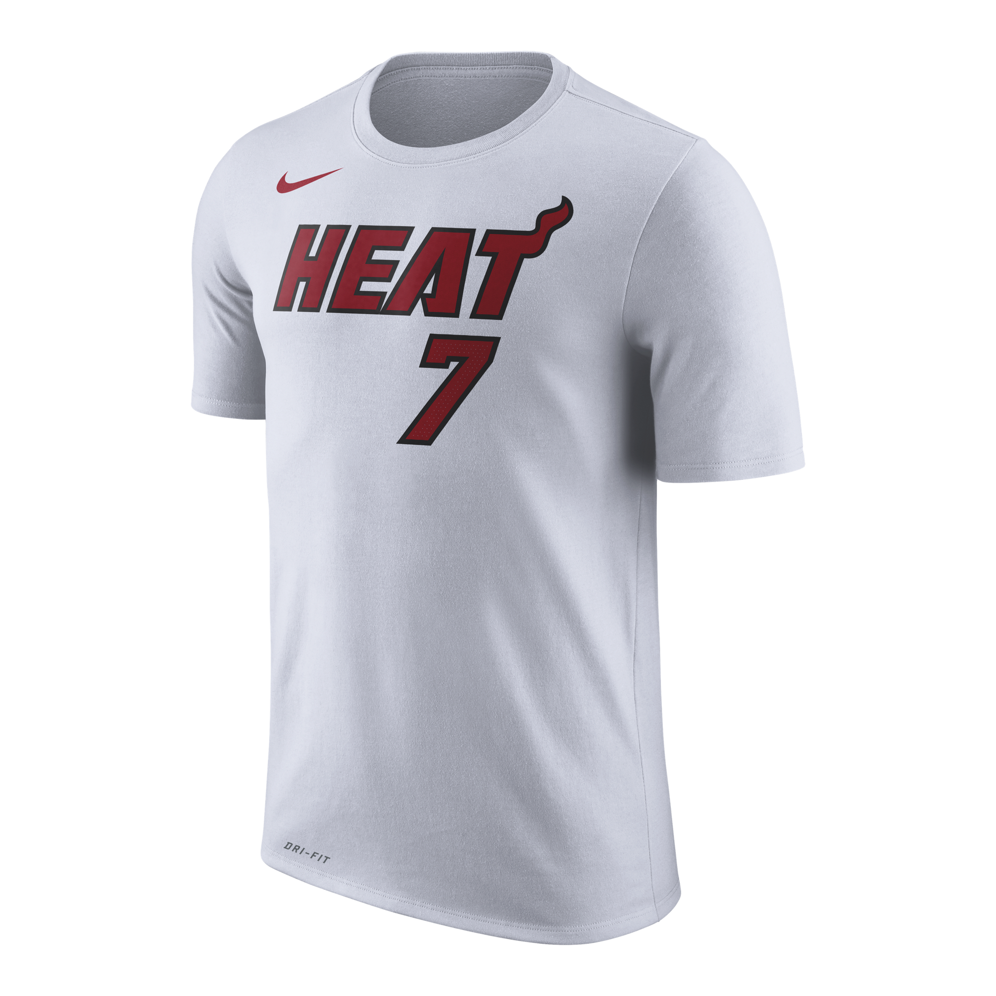 Goran Dragic Nike Miami HEAT Youth Name & Number Tee White Youth Tee Nike   