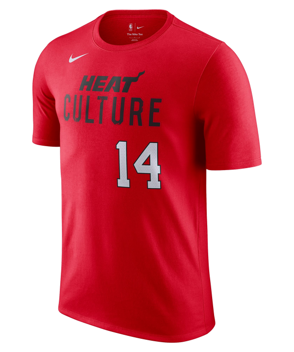 Tyler Herro Nike HEAT Culture: Blood Red Name & Number Tee Men's Tee Nike