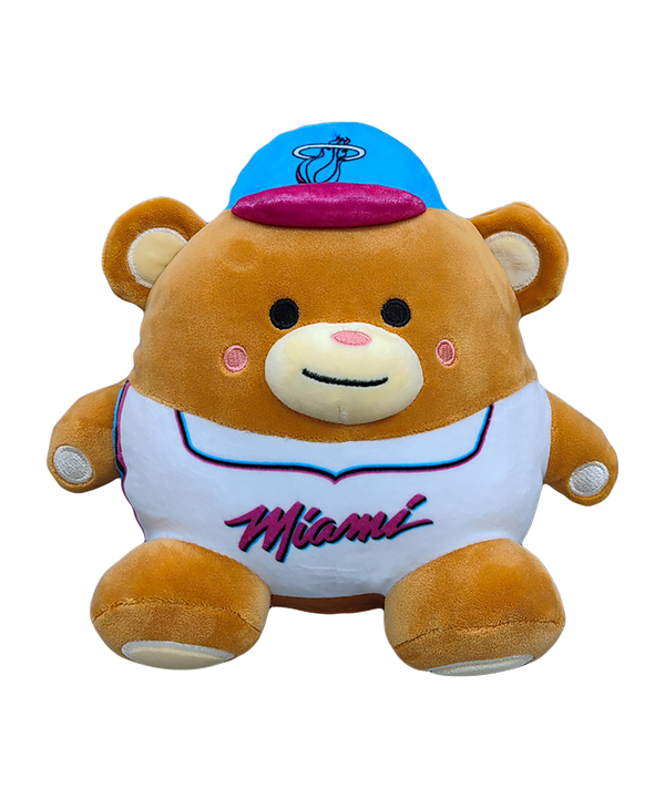 Miami HEAT Original Vice Squishy Seated Bear Novelties Forever Collectibles