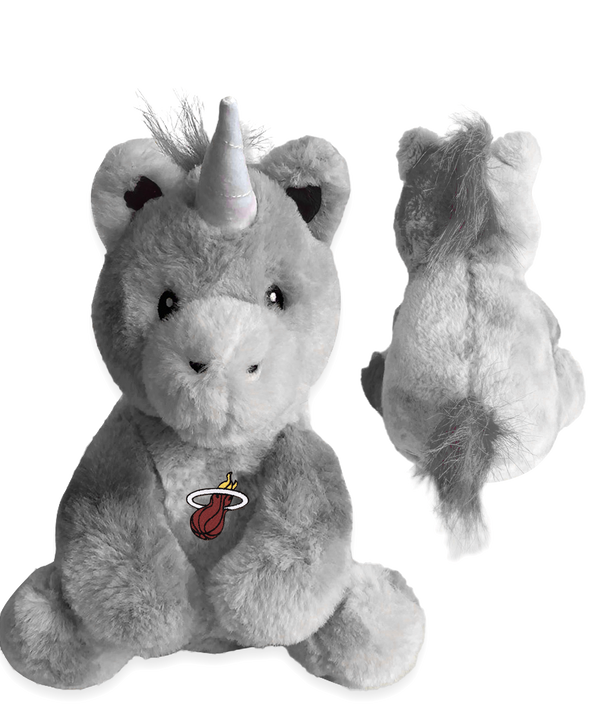 Miami HEAT Plush Unicorn Novelties Forever Collectibles   