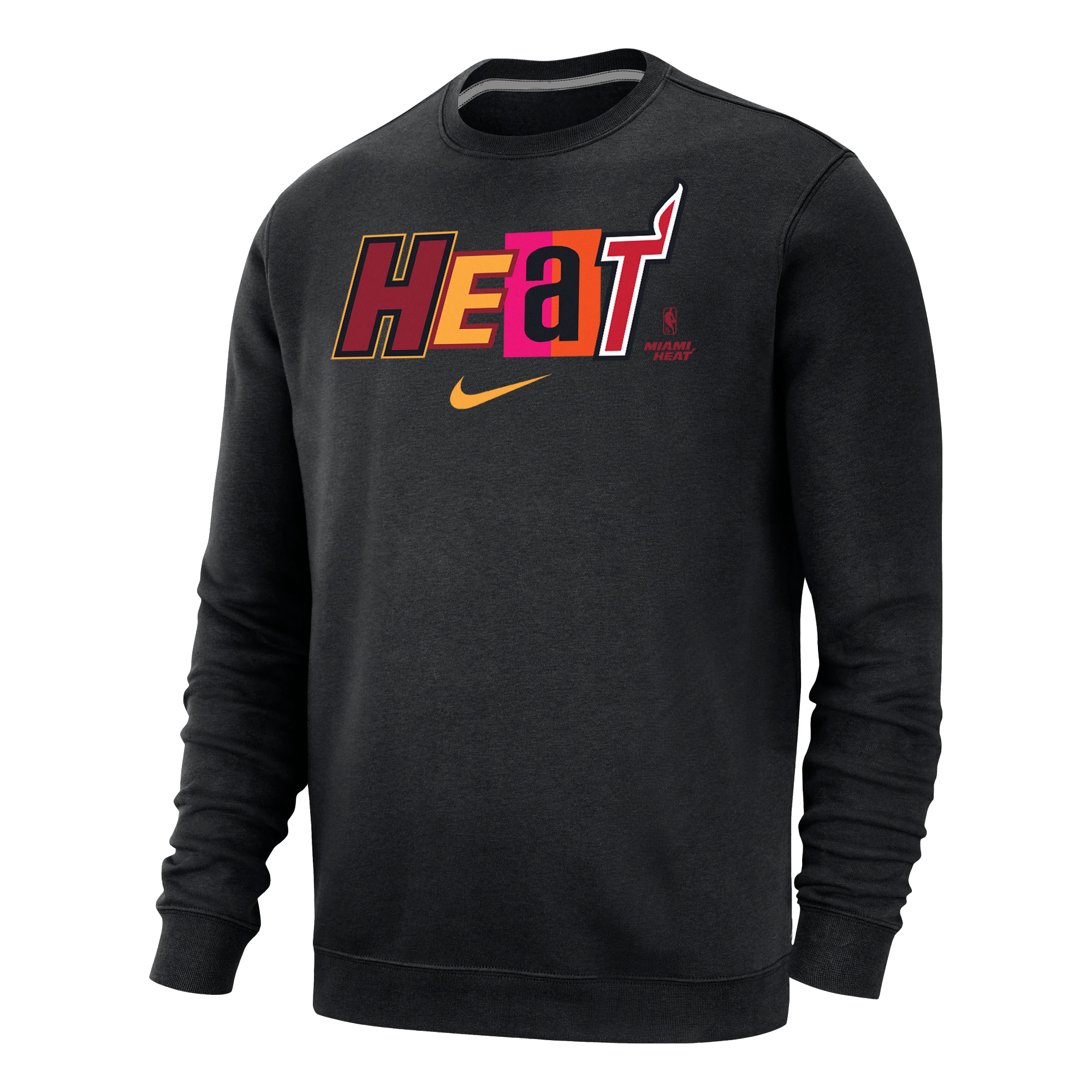 Nike Miami HEAT Mashup Crewneck Men's Crewneck Sweater Nike   