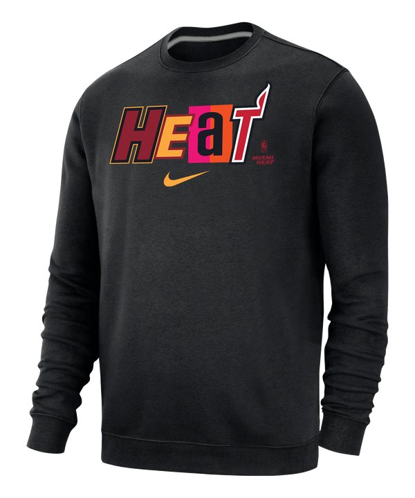 Nike Miami HEAT Mashup Crewneck Men's Crewneck Sweater Nike   