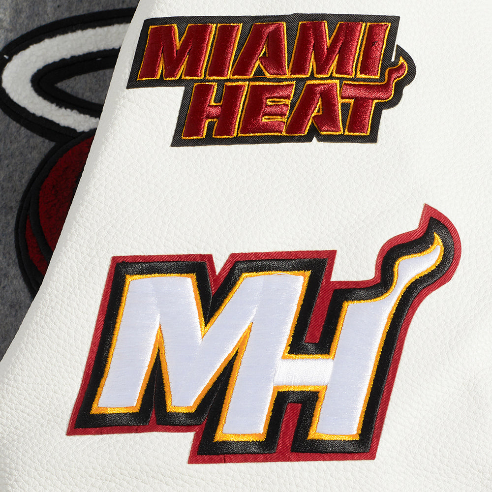 Pro Standard Miami HEAT Area Code Varsity Jacket Men's Jacket Pro Standard   