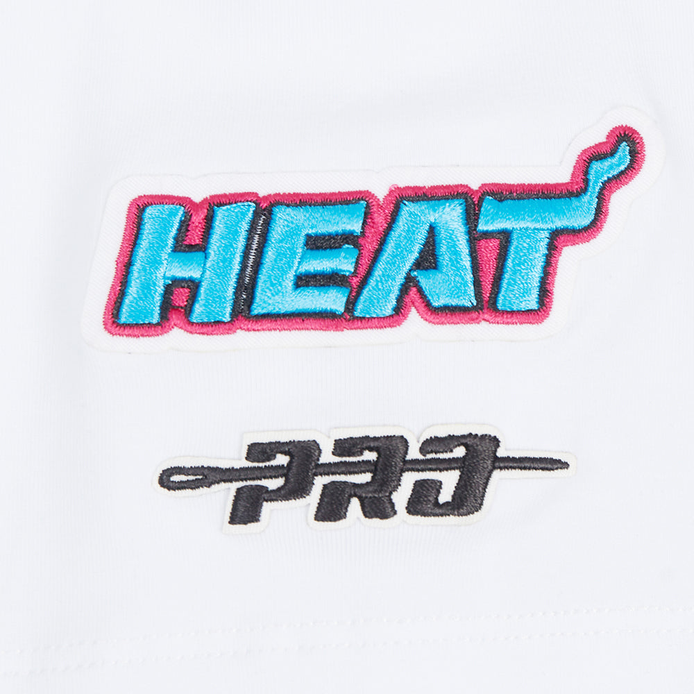 Pro Standard Miami HEAT Original Vice Women's Boxy Crop Tee Women's Crop Top Pro Standard