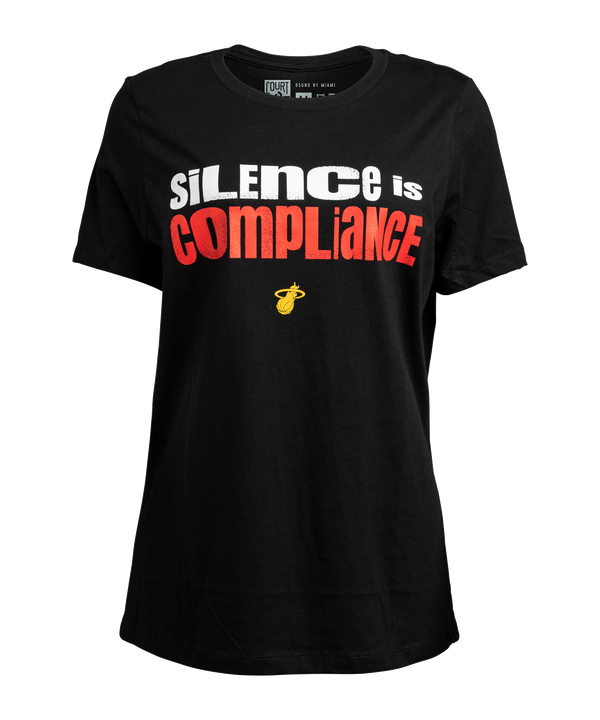 Court Culture Silence Is Compliance Women's Tee Women's Tee Court Culture   