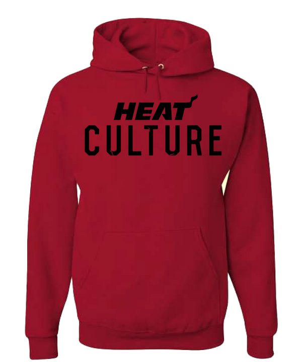 Miami HEAT Culture: Blood Red Hoodie Men's Hoodie Item Of The Game