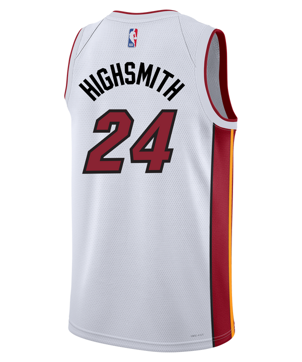 Haywood Highsmith Nike Miami HEAT Association White Swingman Jersey Men's Jersey Nike   