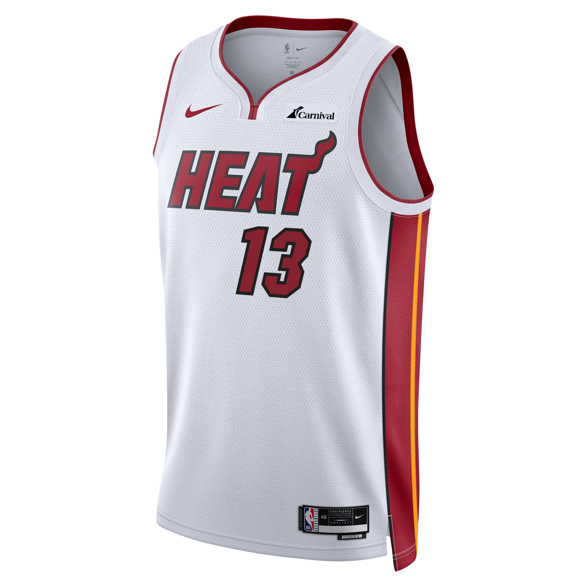 Miami Heat Nike Classic Edition Swingman Jersey - White - Bam
