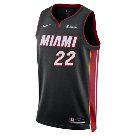 Miami Heat Nike 2020/21 City Edition Courtside Multi-Logo Long Sleeve T- Shirt - Black