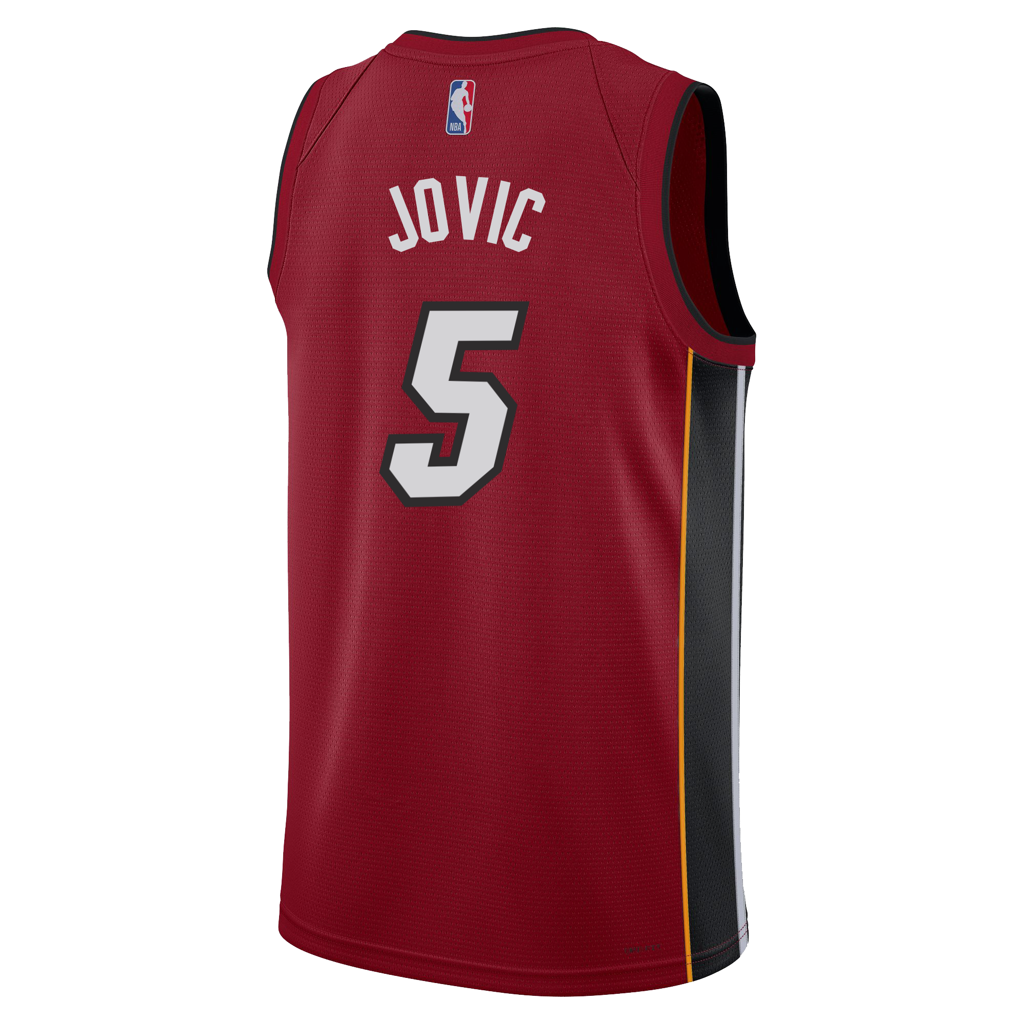 Nikola Jović Nike Jordan Brand Miami HEAT Statement Red Swingman Jersey Men's Jersey Nike   