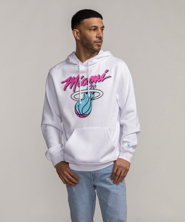 New Era Miami HEAT Original Vice Pullover Hoodie Men's Hoodie New Era