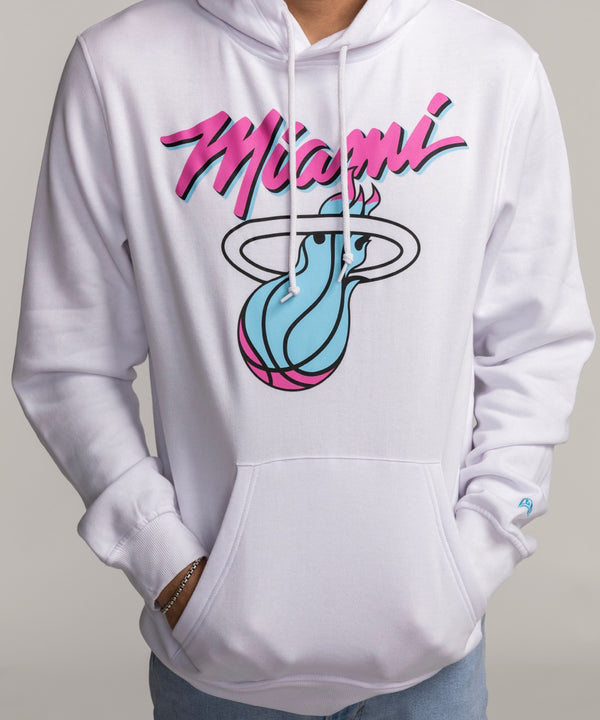 New Era Miami HEAT Original Vice Pullover Hoodie Men's Hoodie New Era