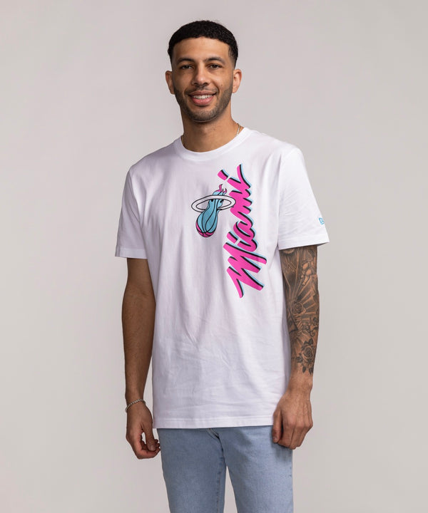 New Era Miami HEAT Original Vice Wordmark Tee Men's Tee New Era