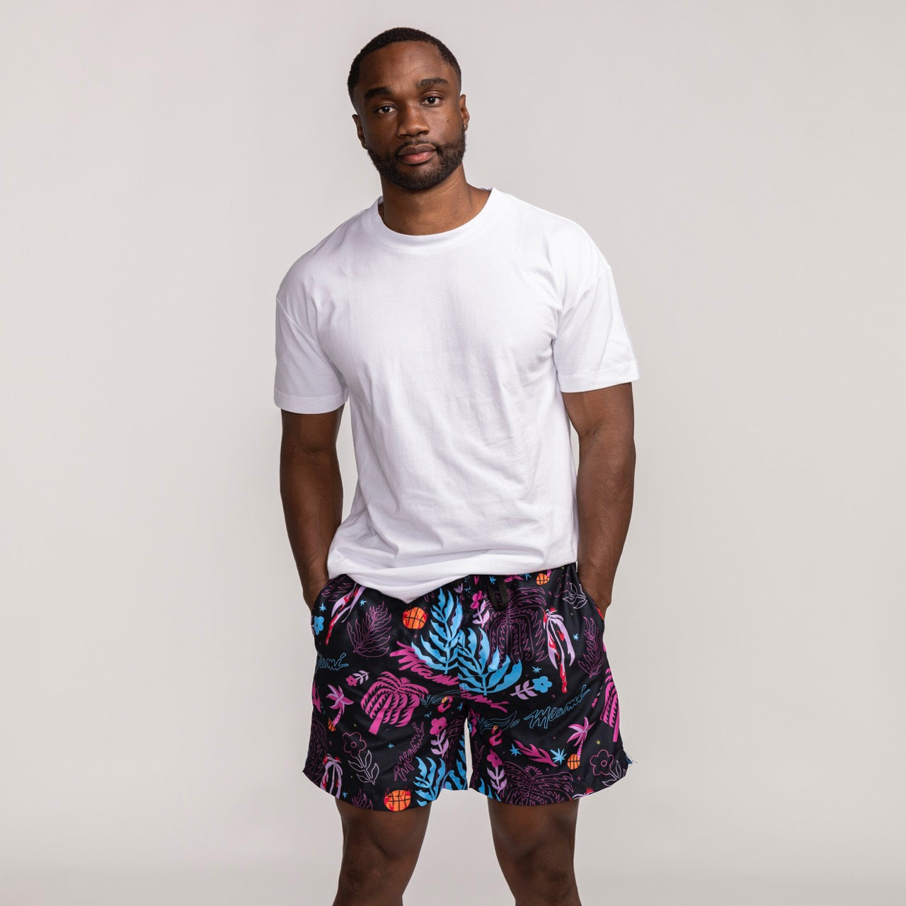 Court Culture Vice Floral Swim Trunks Men's Shorts Forever Collectibles