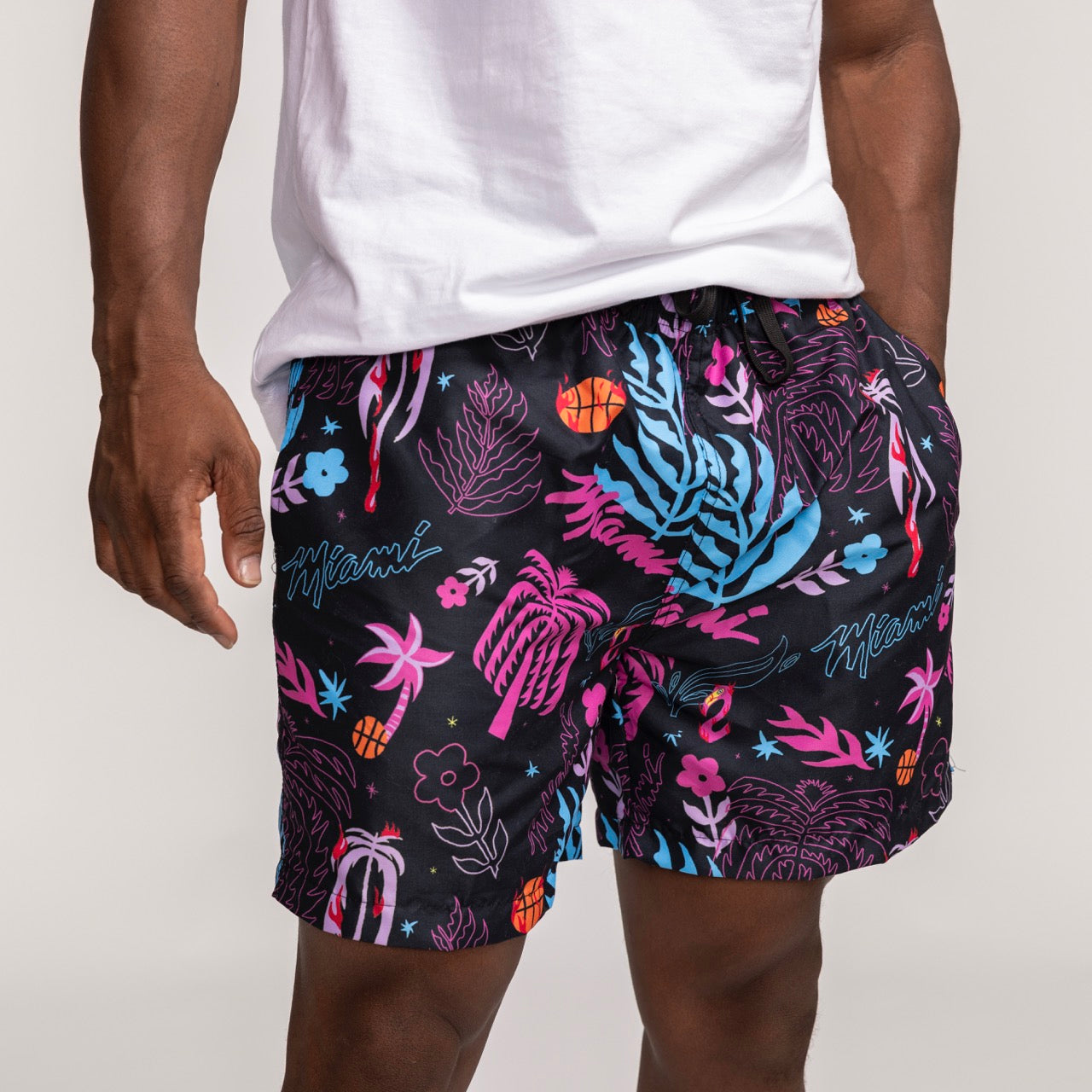 Court Culture Vice Floral Swim Trunks Men's Shorts Forever Collectibles