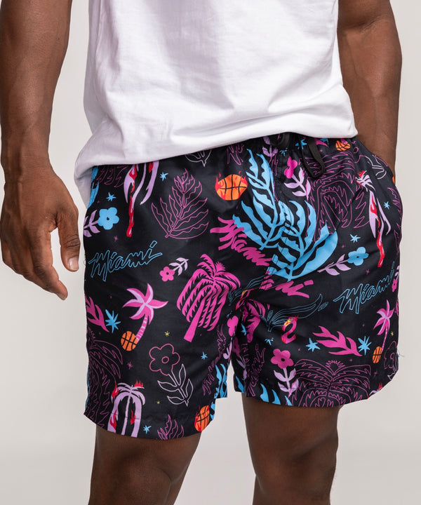 Court Culture Vice Floral Swim Trunks Men's Shorts Forever Collectibles