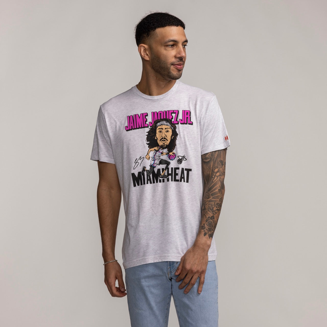 Jaime Jaquez Jr. Homage Original Vice Caricature Tee Men's Tee Homage