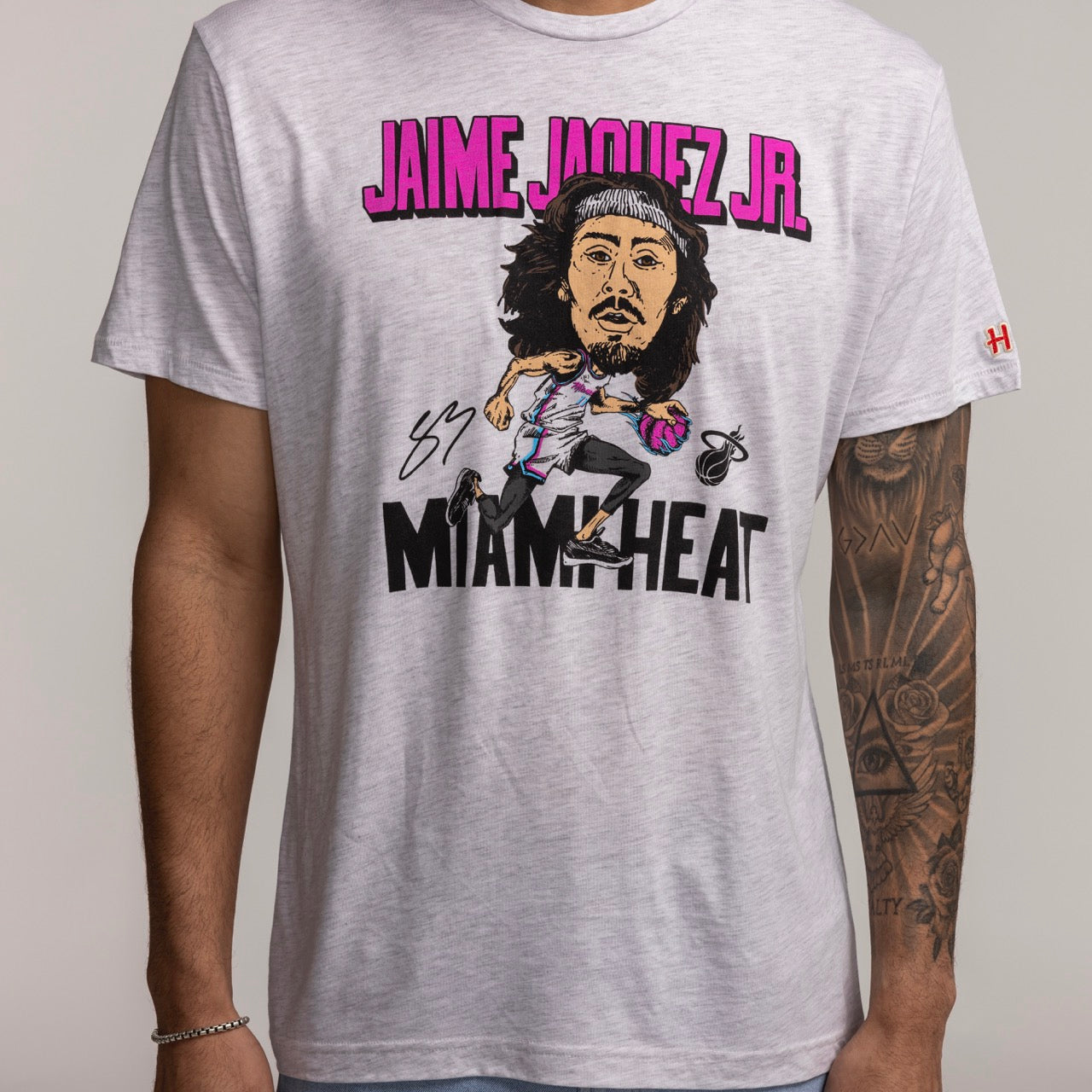 Jaime Jaquez Jr. Homage Original Vice Caricature Tee Men's Tee Homage