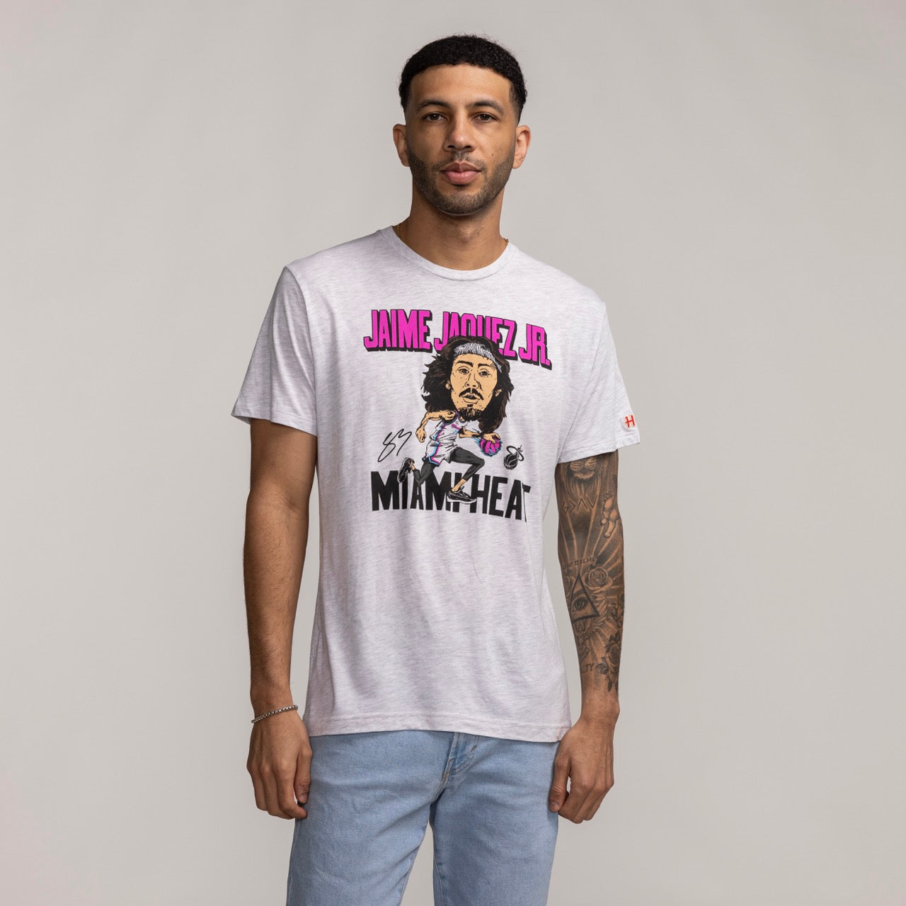 Jaime Jaquez Jr. Homage Original Vice Caricature Tee Men's Tee Homage