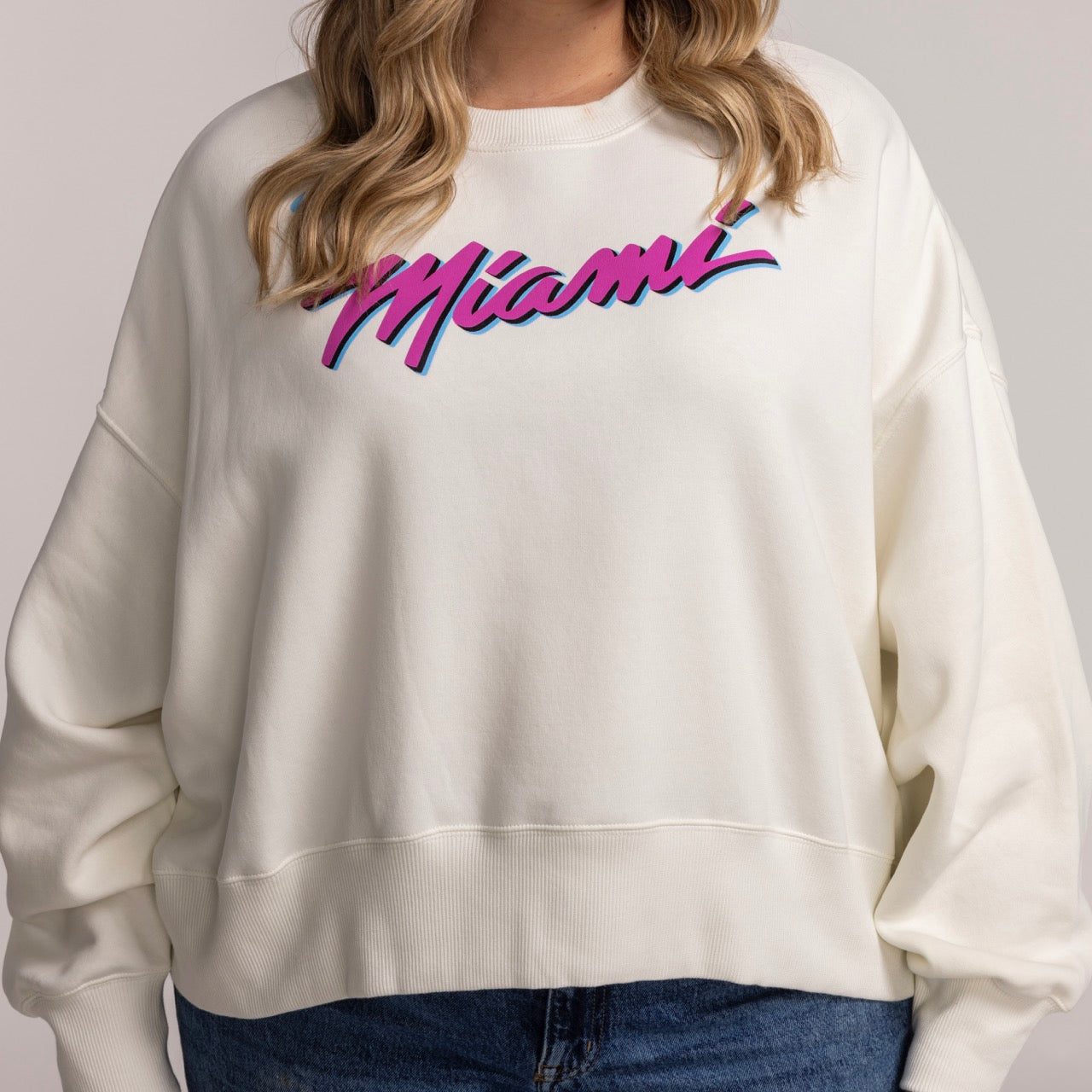 Nike Miami HEAT Original Vice Women's Crewneck Women's Crewneck Sweater Nike