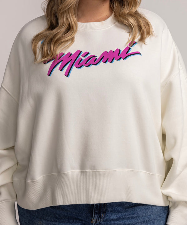 Nike Miami HEAT Original Vice Women's Crewneck Women's Crewneck Sweater Nike