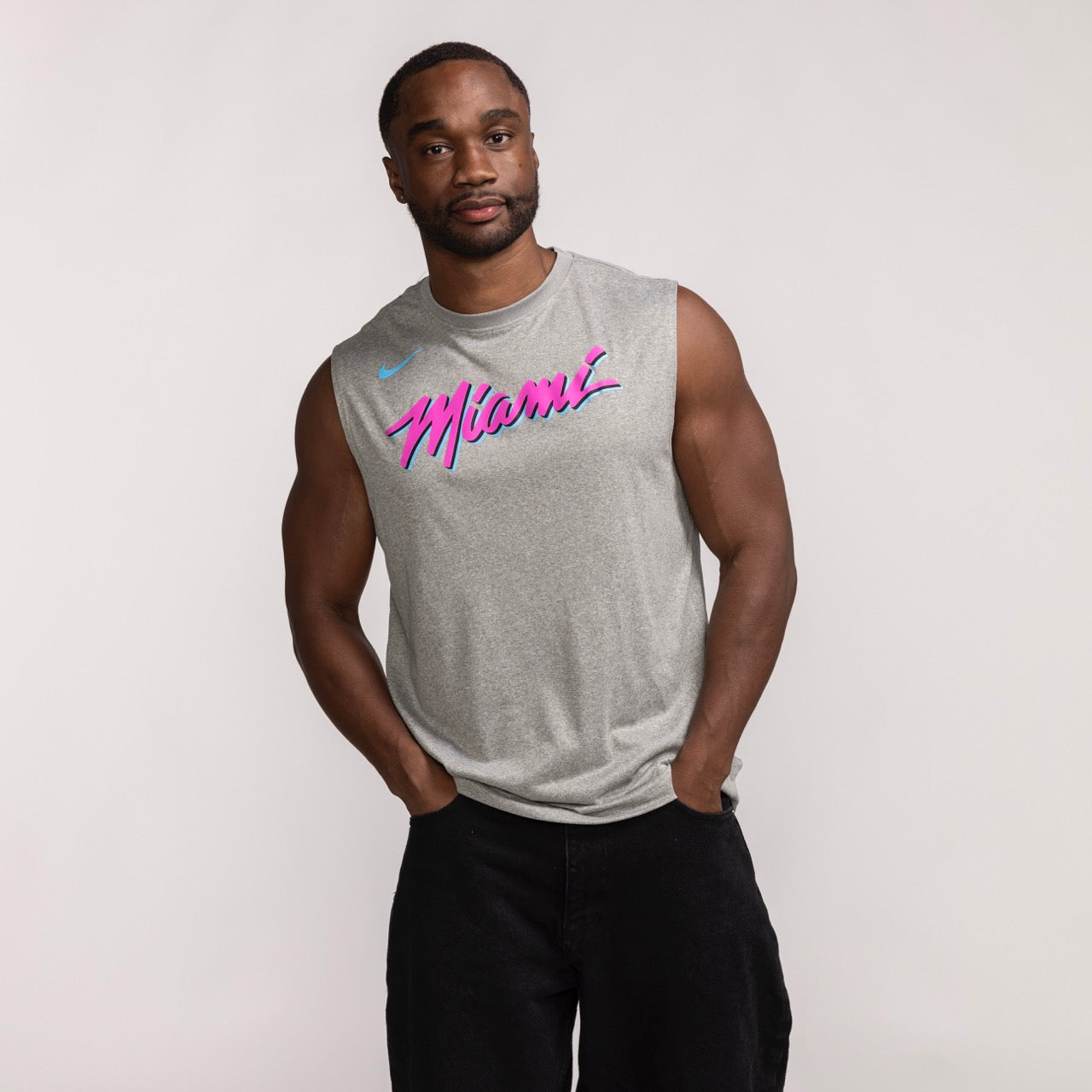 Nike Miami HEAT Original Vice Wordmark Tank Men's Tee Nike