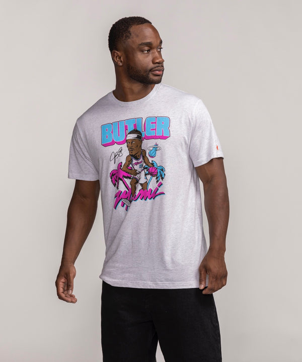 Jimmy Butler Homage Original Vice Caricature Tee Men's Tee Homage