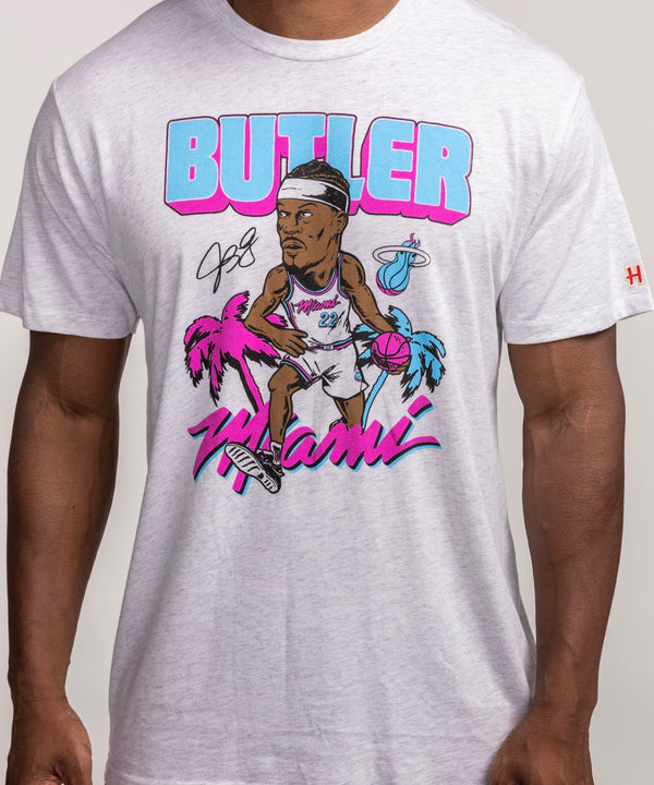 Jimmy Butler Homage Original Vice Caricature Tee Men's Tee Homage