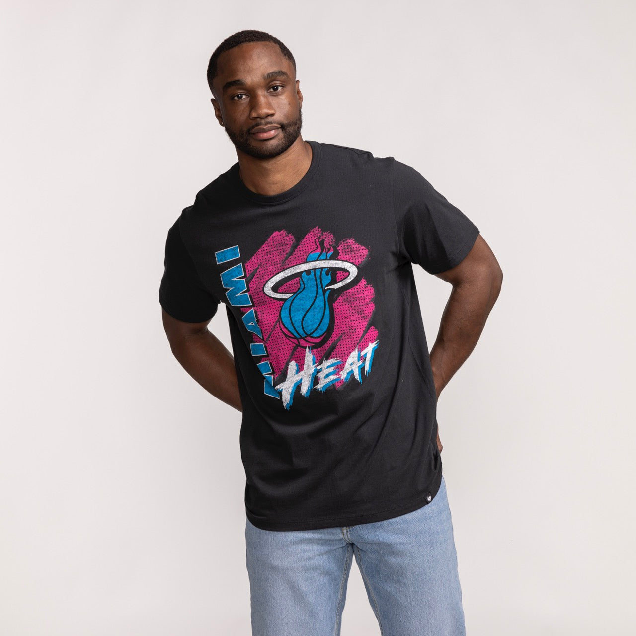 '47 Brand Miami HEAT Original Vice Front Row Tee Men's Tee '47 Brand