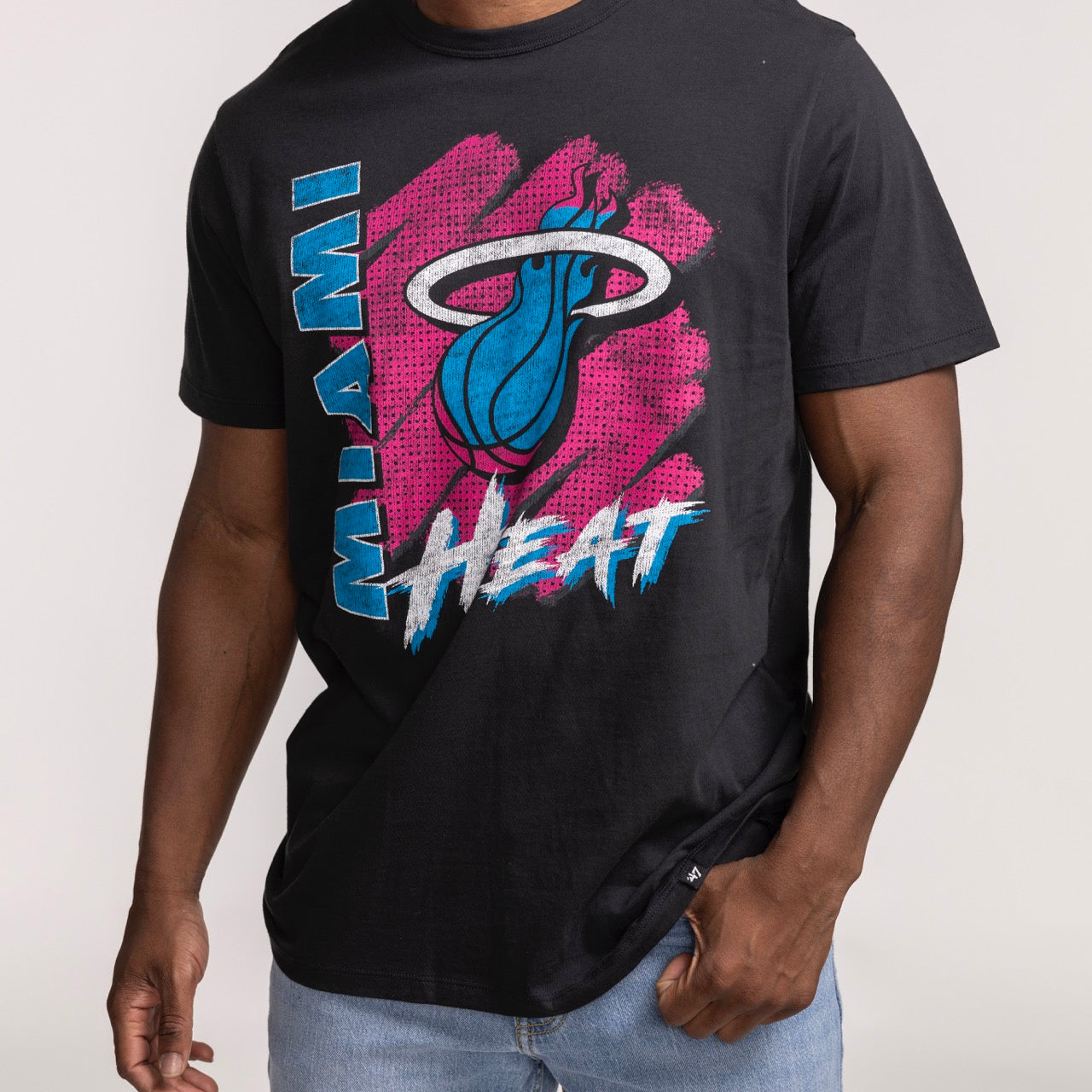 '47 Brand Miami HEAT Original Vice Front Row Tee Men's Tee '47 Brand