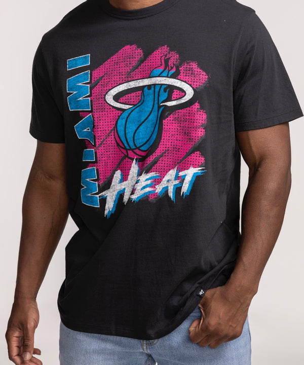 '47 Brand Miami HEAT Original Vice Front Row Tee Men's Tee '47 Brand