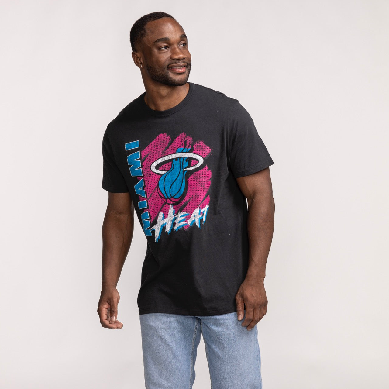 '47 Brand Miami HEAT Original Vice Front Row Tee Men's Tee '47 Brand