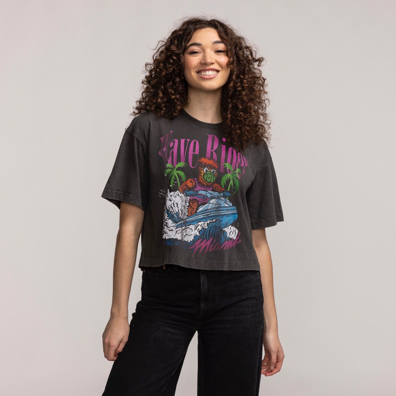 Court Culture Wave Rider Boxy Crop Tee Women's Crop Top Court Culture