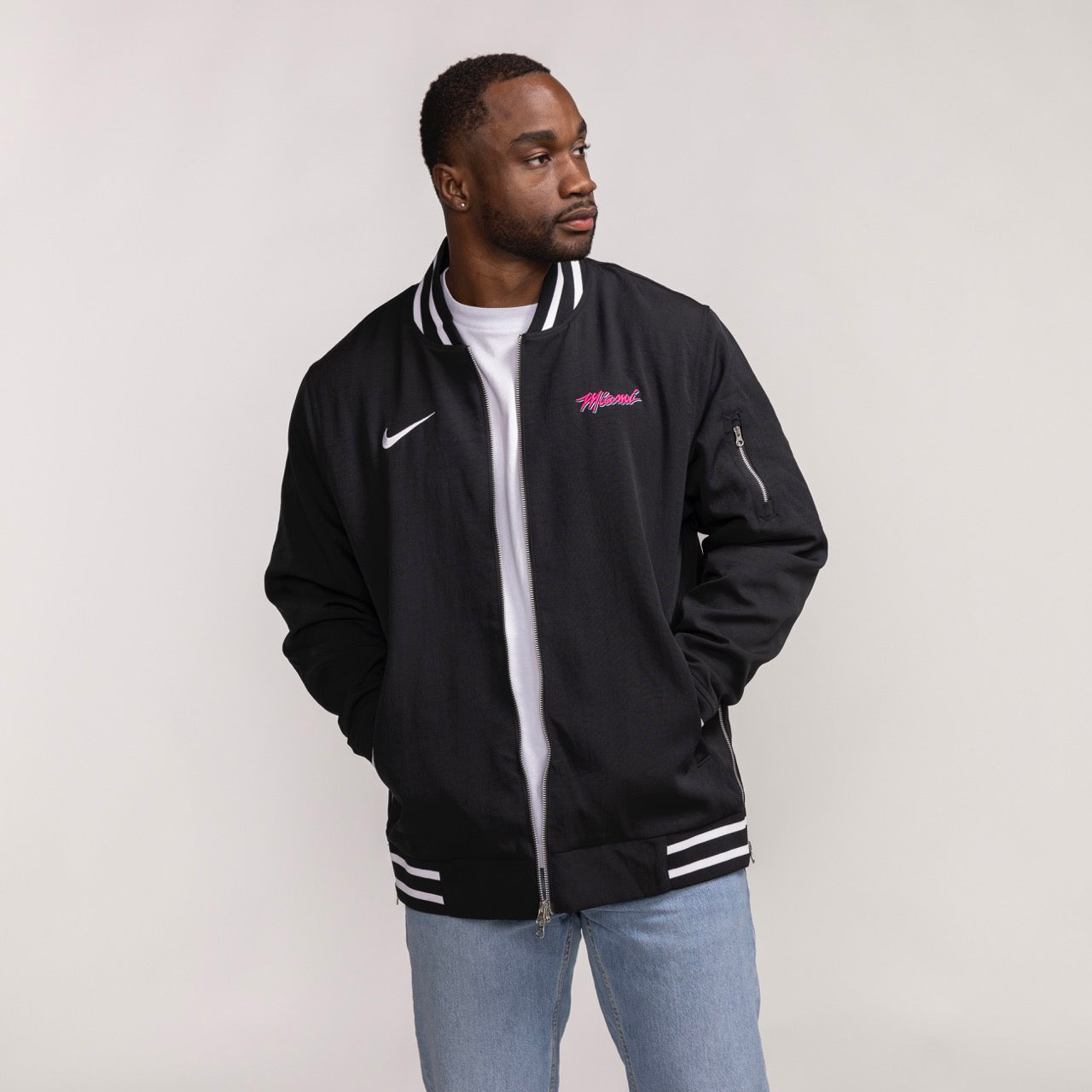 Nike Miami HEAT Original Vice Bomber Jacket Men's Jacket Nike