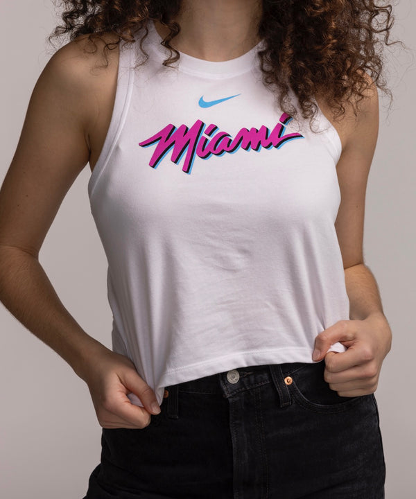 Nike Miami HEAT Original Vice Women's Cropped Tank Top Women's Crop Top Nike