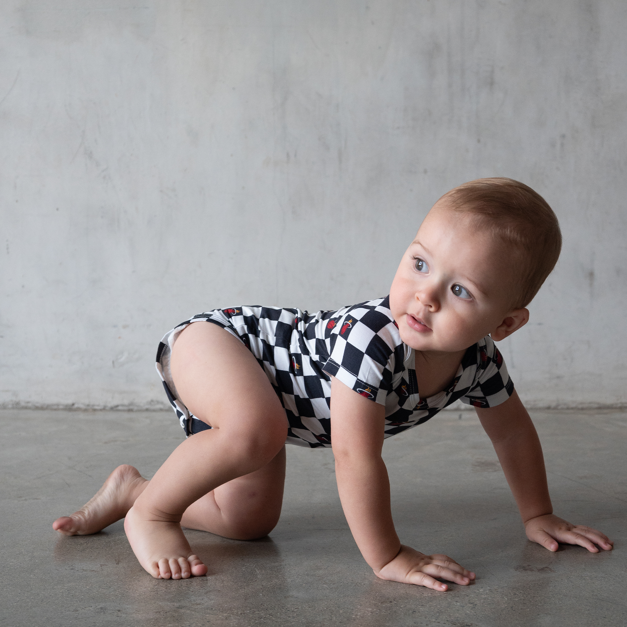 Court Culture X Everyday Leisure Checkerboard Bodysuit KIDS INFANTS BRIXTON PHOENIX   