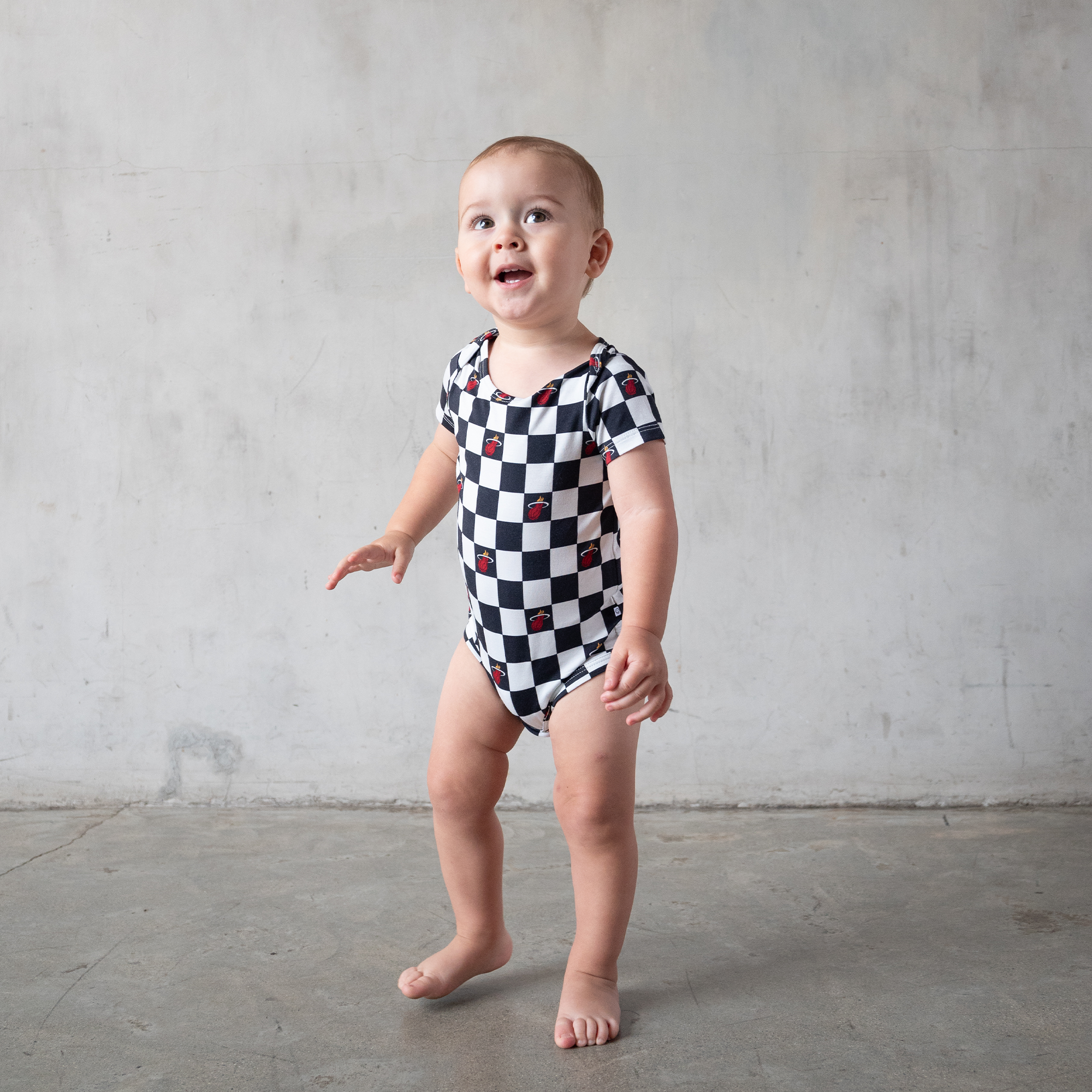 Court Culture X Everyday Leisure Checkerboard Bodysuit KIDS INFANTS BRIXTON PHOENIX   