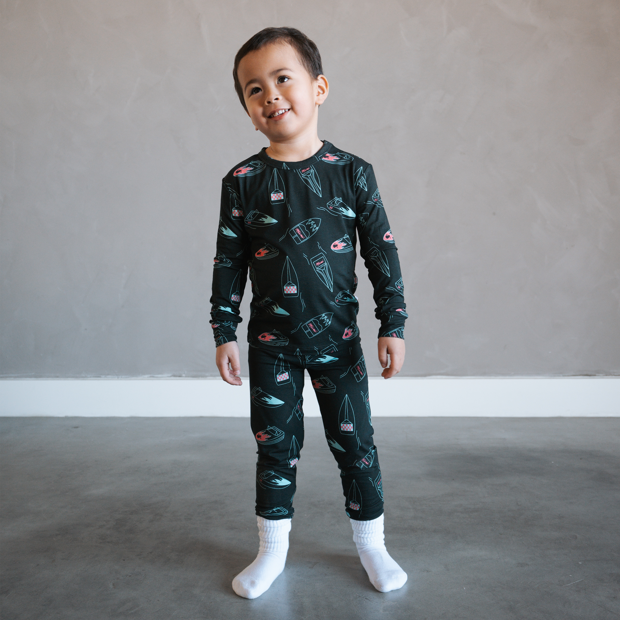 Court Culture x Everyday Leisure Midnight Marina 2-Piece PJ Set Kids/Infants Court Culture