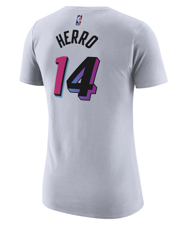 Tyler Herro Nike Miami Mashup Vol. 2 Name & Number Women's Tee Women's Tee Nike   